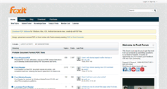 Desktop Screenshot of forums.foxitsoftware.com